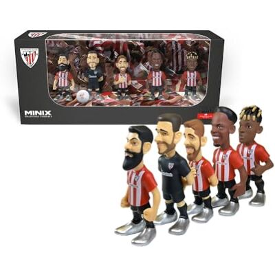 MINIX Figura de Ação Athletic Club Bilbao Colecionáveis para Exibição Ideia de Presente Brinquedos para Crianças e Adultos Fãs de Futebol MN15092 MINIX Figura de Ação Athletic Club Bilbao Colecionáveis para Exibição Ideia de Presente Brinquedos para Crianças e Adultos Fãs de Futebol MN15092