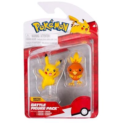 Jazwares Pokémon - Figuras de Ação Torchic & Pikachu Jazwares Pokémon - Figuras de Ação Torchic & Pikachu