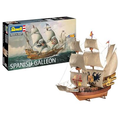 Revell 05620 Maquete de galeão espanhol (Escala 1:96) Revell 05620 Maquete de galeão espanhol (Escala 1:96)