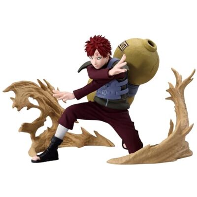 Banpresto Figura de ação colecionável Gaara Naruto Shippuden, Vibration Stars Plus, 12 cm, multicolorida, BP29065P, ideal para os fãs de anime Banpresto Figura de ação colecionável Gaara Naruto Shippuden, Vibration Stars Plus, 12 cm, multicolorida, BP29065P, ideal para os fãs de anime