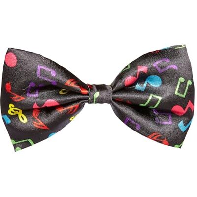 W WIDMANN MILANO Party Fashion WIDMANN ? Gravata preta com nota musicais, multicolor (tamanho único) W WIDMANN MILANO Party Fashion WIDMANN ? Gravata preta com nota musicais, multicolor (tamanho único)