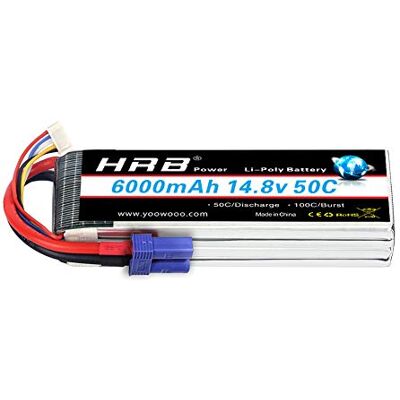 HRB POWER HRB 6000 mAh 14,8 V 50C 4S Lipo bateria pack for modelo RC Car Heli Plane Boat Truck FPV Auto helicóptero avião Toys (tomada EC5) HRB POWER HRB 6000 mAh 14,8 V 50C 4S Lipo bateria pack for modelo RC Car Heli Plane Boat Truck FPV Auto helicóptero avião Toys (tomada EC5)