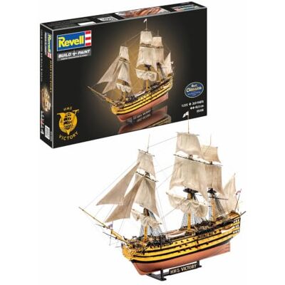 Revell Maqueta H.M.S. Victory, Kit de montagem, Escala 1:225 (5408) (05408) Revell Maqueta H.M.S. Victory, Kit de montagem, Escala 1:225 (5408) (05408)