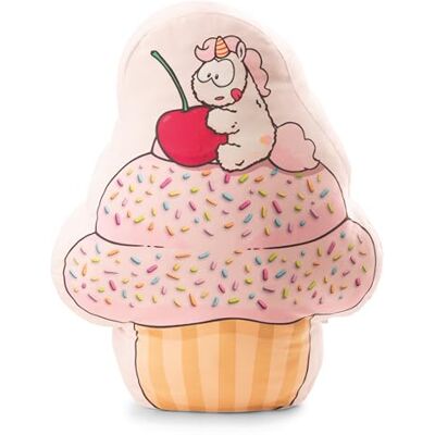 NICI Figura de peluche unicórnio XL de 46 x 60 x 20 cm, branca, macia e fofa, adorável Cupcake para abraçá-lo e brincar, ótima ideia de presente para crianças e pessoas adultos, , cor unicórnio NICI Figura de peluche unicórnio XL de 46 x 60 x 20 cm, branca, macia e fofa, adorável Cupcake para abraçá-lo e brincar, ótima ideia de presente para crianças e pessoas adultos, , cor unicórnio