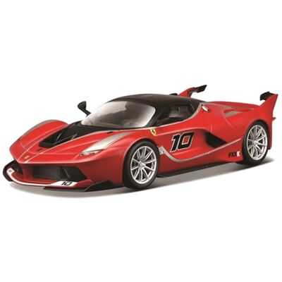 Bburago Burago Maquete carro Ferrari FXX-K #10, escala 1:24, modelo de coleção com carroçaria detalhada, interior realista e acabamentos premium, inclui suporte expositor, ideal para exibição (78067) Bburago Burago Maquete carro Ferrari FXX-K #10, escala 1:24, modelo de coleção com carroçaria detalhada, interior realista e acabamentos premium, inclui suporte expositor, ideal para exibição (78067)