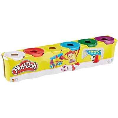 Play-Doh HASBRO 6 unidades, cores primárias plasticina , cor / modelo sortido Play-Doh HASBRO 6 unidades, cores primárias plasticina , cor / modelo sortido