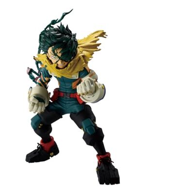 Banpresto Figura de ação Izuku Midoriya My Hero Academia, Final Season 22 cm, BP29748P multicolorido, figura colecionável, ideal para os fãs de anime Banpresto Figura de ação Izuku Midoriya My Hero Academia, Final Season 22 cm, BP29748P multicolorido, figura colecionável, ideal para os fãs de anime
