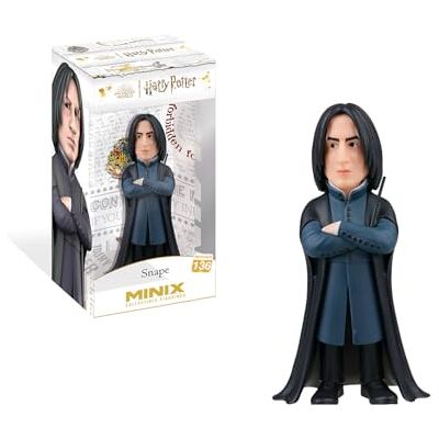MINIX Bandai Figura de coleção de 12 cm, Harry Potter, Snape, colecionáveis para exibição, ideia de presente, brinquedos para crianças e adultos, fãs de TV (MN) MINIX Bandai Figura de coleção de 12 cm, Harry Potter, Snape, colecionáveis para exibição, ideia de presente, brinquedos para crianças e adultos, fãs de TV (MN)