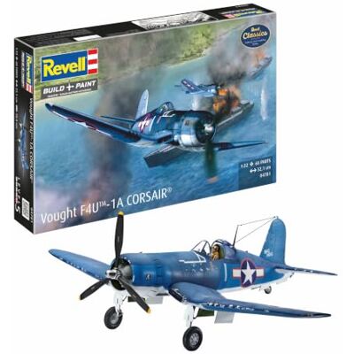 Revell Maqueta Vought F4U-1D Corsair, Kit de montagem de modelo escala 1:32 (4781) (04781) Revell Maqueta Vought F4U-1D Corsair, Kit de montagem de modelo escala 1:32 (4781) (04781)