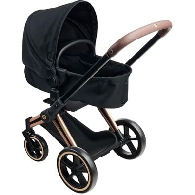 Corolle Carrinho Cybex preto, acessório para pulso 36 e 42 cm, a partir de 3 anos, Corolle Carrinho Cybex preto, acessório para pulso 36 e 42 cm, a partir de 3 anos,