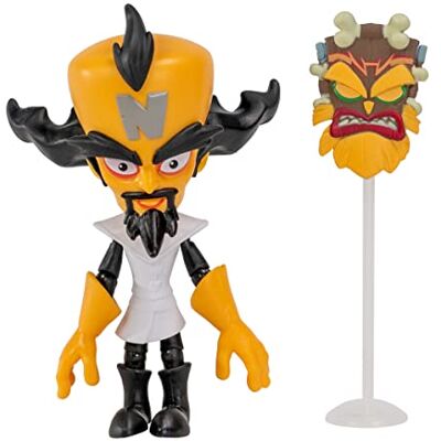 BANDAI Crash Bandicoot Figuras de ação do Dr. Neo Cortex com máscara, brinquedo Dr. Neo Cortex de 11 cm com máscara e acessórios de suporte, figuras colecionáveis, como mercadoria e presentes de BANDAI Crash Bandicoot Figuras de ação do Dr. Neo Cortex com máscara, brinquedo Dr. Neo Cortex de 11 cm com máscara e acessórios de suporte, figuras colecionáveis, como mercadoria e presentes de