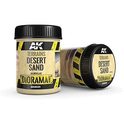 AK Interactive Terrain areia do deserto (250 ml) AK Interactive Terrain areia do deserto (250 ml)