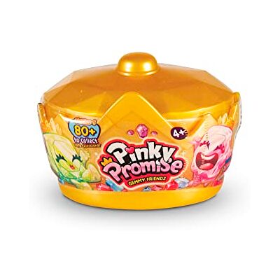 Bizak Pinky Promise Coroa Surpresa com Anel Personalizável e Gemas para colecionar. Existem até 84 Gemas Diferentes. As Gemas medem 3 cm () Bizak Pinky Promise Coroa Surpresa com Anel Personalizável e Gemas para colecionar. Existem até 84 Gemas Diferentes. As Gemas medem 3 cm ()