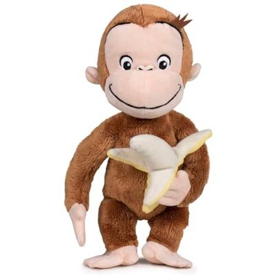 Famosa Curious George Peluche banana 25 cm Merchandising Ufficiale Famosa Curious George Peluche banana 25 cm Merchandising Ufficiale