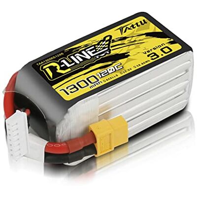 TATTU 6S Lipo bateria 1300 mAh 120C 22,2 V com XT60 conector para FPV Racing RC Quadcopter helicóptero avião multimotor passatempo DIY TATTU 6S Lipo bateria 1300 mAh 120C 22,2 V com XT60 conector para FPV Racing RC Quadcopter helicóptero avião multimotor passatempo DIY