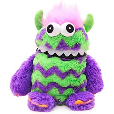 Toyland ® 9" (23 cm) Monstro preocupado de cor púrpura e verde peluche de peluche Adora comer as suas preocupações Toyland ® 9" (23 cm) Monstro preocupado de cor púrpura e verde peluche de peluche Adora comer as suas preocupações