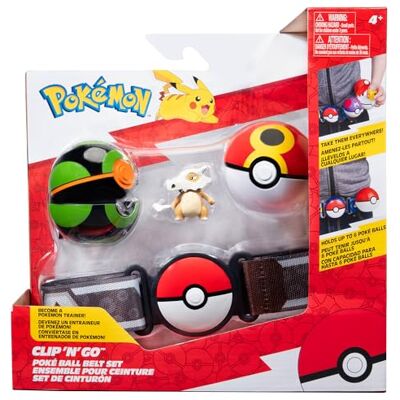 Jazwares Pokémon Conjunto para Cinta Clip'n'Go Repeat Ball, Dusk Ball & Osselait Jazwares Pokémon Conjunto para Cinta Clip'n'Go Repeat Ball, Dusk Ball & Osselait