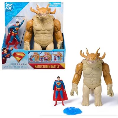 DC Comics , Superman, Batalha de Superman Contra o Slime Kaiju, Figura de Ação com Conjunto de Brincar Gigante, Brinquedos de Super-Heróis para Meninos e Meninas de 4 Anos em Diante DC Comics , Superman, Batalha de Superman Contra o Slime Kaiju, Figura de Ação com Conjunto de Brincar Gigante, Brinquedos de Super-Heróis para Meninos e Meninas de 4 Anos em Diante