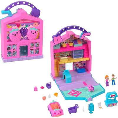 Polly Pocket Figurines Coffret marché de Pollyville Polly Pocket Figurines Coffret marché de Pollyville