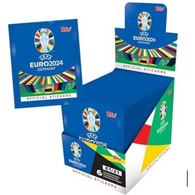 Coleção de Adesivos UEFA EURO 2024 de Topps/Merlin - 600 Adesivos Coleção de Adesivos UEFA EURO 2024 de Topps/Merlin - 600 Adesivos