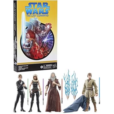 Star Wars The Black Series The Last Command Luke Skywalker, Luuuke, Joruus C'baoth, Mara Jade 6-Inch Action Figures Star Wars The Black Series The Last Command Luke Skywalker, Luuuke, Joruus C'baoth, Mara Jade 6-Inch Action Figures