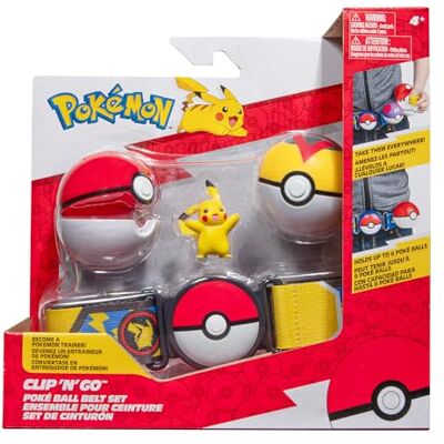 Jazwares Pokemon Brinquedo, Conjunto de Cinturão Pikachu Jazwares Pokemon Brinquedo, Conjunto de Cinturão Pikachu
