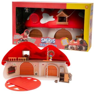 Giochi Preziosi Os Smurfs – Playset da estação de bombeiros dos Smurfs, divertido e colorido, inclui smurf tontolone exclusivo de 5,5 cm e acessórios, para crianças a partir de 3 anos Giochi Preziosi Os Smurfs – Playset da estação de bombeiros dos Smurfs, divertido e colorido, inclui smurf tontolone exclusivo de 5,5 cm e acessórios, para crianças a partir de 3 anos