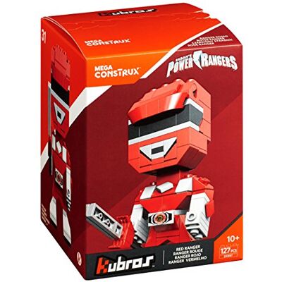 Mega Brands Mega Mattel Construx – Kubros Red Ranger, jogo Mega Brands Mega Mattel Construx – Kubros Red Ranger, jogo