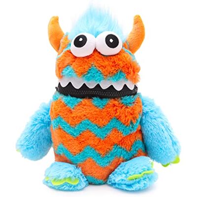 Toyland ® 9" (23 cm) cor azul e laranja monstro preocupado peluche peluche gosta de comer as suas preocupações Toyland ® 9" (23 cm) cor azul e laranja monstro preocupado peluche peluche gosta de comer as suas preocupações