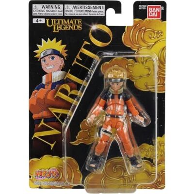 BANDAI Ultimate Legends Figura de ação de Naruto Figura de Anime Infantil de Naruto Uzumaki Figura de Naruto de 12 cm com mais de 15 pontos de articulação colecionáveis de anime, presentes de BANDAI Ultimate Legends Figura de ação de Naruto Figura de Anime Infantil de Naruto Uzumaki Figura de Naruto de 12 cm com mais de 15 pontos de articulação colecionáveis de anime, presentes de