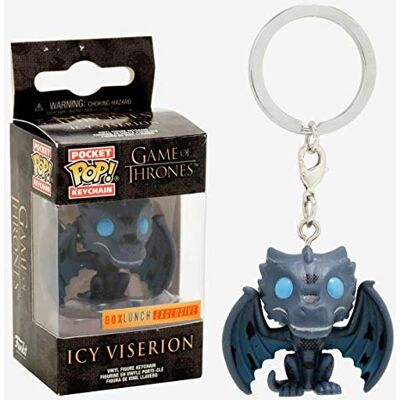 POP Porta-chaves Pocket jogo de tronos Icy Viserion Exclusive POP Porta-chaves Pocket jogo de tronos Icy Viserion Exclusive