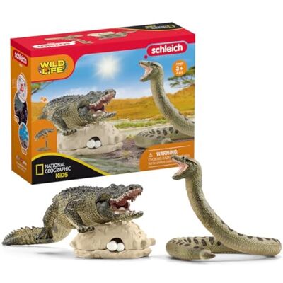 Schleich Schtain Wild Life perigo no pântano 4 peças Schleich Schtain Wild Life perigo no pântano 4 peças