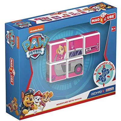 Geomag -GM Magicube Paw Patrol , o helicóptero de Skye, construções magnéticas, 3 cubos (a patrulha canina), multicolorido (GM) Geomag -GM Magicube Paw Patrol , o helicóptero de Skye, construções magnéticas, 3 cubos (a patrulha canina), multicolorido (GM)
