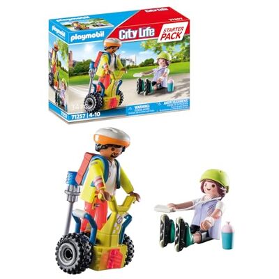 Playmobil Starter Pack resgate com Balance Racer , a partir de 4 anos Playmobil Starter Pack resgate com Balance Racer , a partir de 4 anos