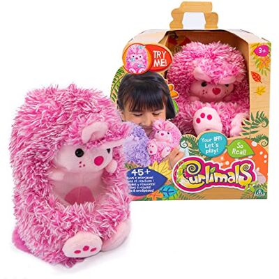 Curlimals Coelho Bibi, animal de estimação interativo de cor-de-rosa, com movimento e + de 45 sons, enrola-se e esconde-se na sua mão, para meninos e meninas desde 3 anos, Famosa () Curlimals Coelho Bibi, animal de estimação interativo de cor-de-rosa, com movimento e + de 45 sons, enrola-se e esconde-se na sua mão, para meninos e meninas desde 3 anos, Famosa ()