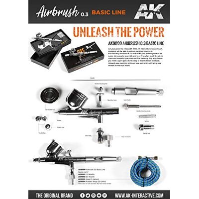 AK Interactive Aerógrafo 0,3 AK Interactive Aerógrafo 0,3