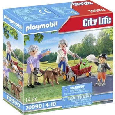 Playmobil City Life, avós e neto, a partir de 4 anos () Playmobil City Life, avós e neto, a partir de 4 anos ()