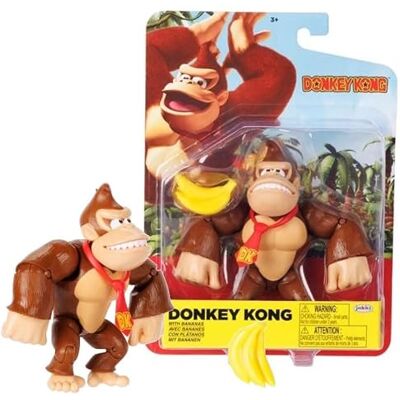 Super Mario Figura de ação de 4 polegadas (Donkey Kong com bananas) Super Mario Figura de ação de 4 polegadas (Donkey Kong com bananas)