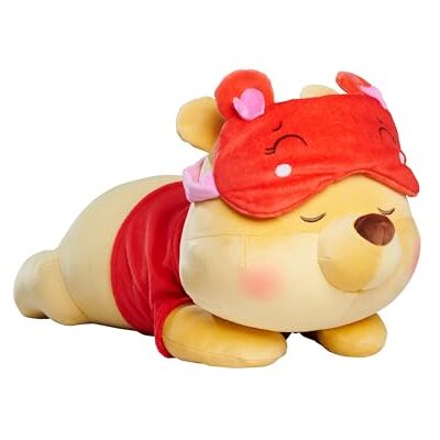 Simba Toys Disney Snuglets Wellbeing peluche Pooh deitado 40 cm, macio com anti-face para dormir e calmante peso adicional aprox. 1500 g, adequado desde os primeiros meses de vida, presente bonito Simba Toys Disney Snuglets Wellbeing peluche Pooh deitado 40 cm, macio com anti-face para dormir e calmante peso adicional aprox. 1500 g, adequado desde os primeiros meses de vida, presente bonito