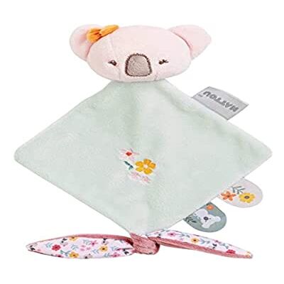 Nattou Mini Doudou de íris Koala, íris e Lali, 30 x 20 x 5 cm, rosa/verde Nattou Mini Doudou de íris Koala, íris e Lali, 30 x 20 x 5 cm, rosa/verde