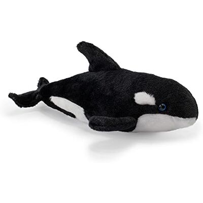 Zappi Co Peluche para crianças Orca baleia brinquedo de pelúcia (20-22 cm) coleção de animais safari peluche recém-nascido primeira criança Zappi Co Peluche para crianças Orca baleia brinquedo de pelúcia (20-22 cm) coleção de animais safari peluche recém-nascido primeira criança