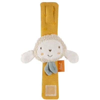 Fehn Pulseira chocalho ovelha pulseira de atividades com motivo de animal Para se mover, agarrar, agitar e fazer barulho: brinquedos educativos para bebés desde o nascimento Fehn Pulseira chocalho ovelha pulseira de atividades com motivo de animal Para se mover, agarrar, agitar e fazer barulho: brinquedos educativos para bebés desde o nascimento