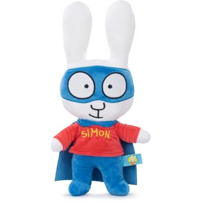 BARRADO Peluche de Desenhos Animados Coelho Simón, Gaspard (Simón Herói) BARRADO Peluche de Desenhos Animados Coelho Simón, Gaspard (Simón Herói)