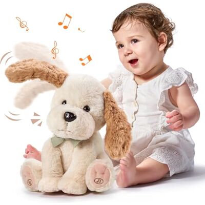TUMAMA KIDS Brinquedo Cão Dançarino Repete Bebê, Eletrônico Interativo Falante, Cãozinho Repete + Orelha Ondulada + Canta com Música, Brinquedos Presentes para Crianças de 3, 4, 5, 6 e 7 Anos, Bebê TUMAMA KIDS Brinquedo Cão Dançarino Repete Bebê, Eletrônico Interativo Falante, Cãozinho Repete + Orelha Ondulada + Canta com Música, Brinquedos Presentes para Crianças de 3, 4, 5, 6 e 7 Anos, Bebê