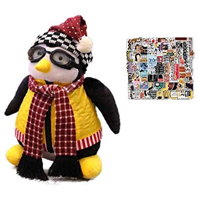 MMXY Pinguim Hugsy brinquedo macio de peluche Joey abraçando boneca Rachel para amigos e crianças MMXY Pinguim Hugsy brinquedo macio de peluche Joey abraçando boneca Rachel para amigos e crianças