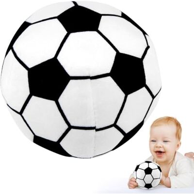 LEADSTAR Mini futebol de peluche brinquedos, preto e branco sensorial, chocalho brinquedos para bebés 0 3 6 meses, almofadas suaves de peluche, brinquedo desportivo recém-nascidos crianças bebés LEADSTAR Mini futebol de peluche brinquedos, preto e branco sensorial, chocalho brinquedos para bebés 0 3 6 meses, almofadas suaves de peluche, brinquedo desportivo recém-nascidos crianças bebés