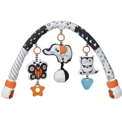 TUMAMA KIDS TUMAMA Arco brinquedo bebé 0-6 meses, carrinho de bebé assento de carro suspenso brinquedos, peluche brinquedos recém-nascido presente 0 3 6 9 12 meses, arco de viagem com 3 brinquedos sensoriais pendentes TUMAMA KIDS TUMAMA Arco brinquedo bebé 0-6 meses, carrinho de bebé assento de carro suspenso brinquedos, peluche brinquedos recém-nascido presente 0 3 6 9 12 meses, arco de viagem com 3 brinquedos sensoriais pendentes