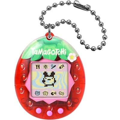 TAMAGOTCHI BANDAI, Animal de estimação virtual original Fresh Strawberry multicolorido 42998, brinquedo eletrónico para maiores de 8 anos, o seu animal de estimação eletrónico favorito com novos TAMAGOTCHI BANDAI, Animal de estimação virtual original Fresh Strawberry multicolorido 42998, brinquedo eletrónico para maiores de 8 anos, o seu animal de estimação eletrónico favorito com novos