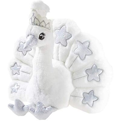 Heunec CROWNIE pavão real (30 cm), cor branca Heunec CROWNIE pavão real (30 cm), cor branca