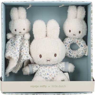 Little Dutch Conjunto de presente de 3 peças (peluche, chocalho e muselina com peluche) para o nascimento de bebé é um presente perfeito Little Dutch Conjunto de presente de 3 peças (peluche, chocalho e muselina com peluche) para o nascimento de bebé é um presente perfeito